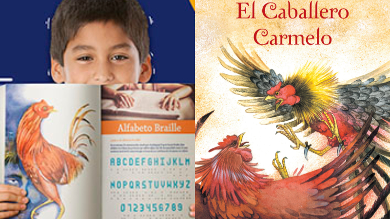 ¡Qué gran noticia! El Caballero Carmelo ahora está disponible en alfabeto braille
