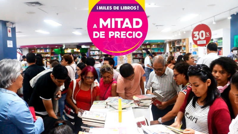 Miles de libros serán vendidos a mitad de precio