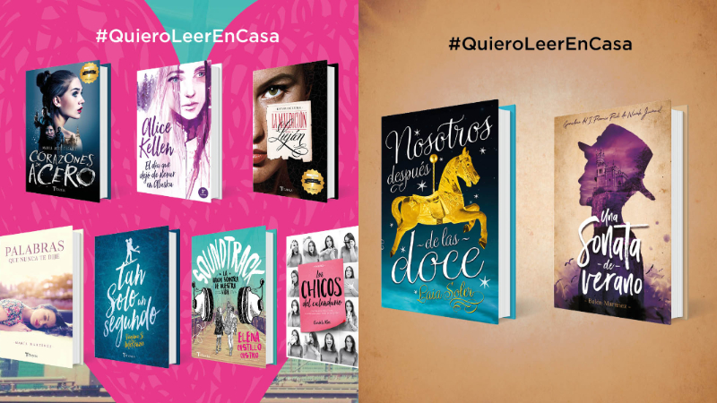 Propuestas de libros online para acompañar a los lectores durante la cuarentena