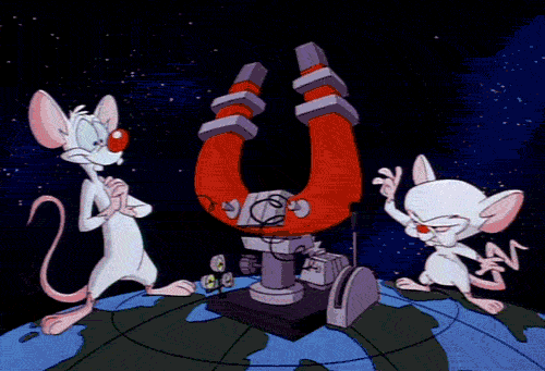Invasión Gif: Pinky y Cerebro (Pinky and the Brain) Series Animada ...