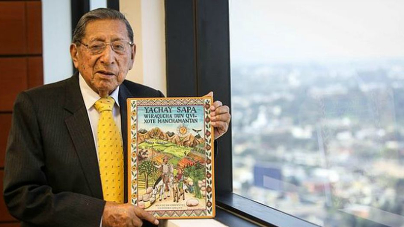 Peruano de 91 años terminó de traducir todo ‘El Quijote’ al quechua
