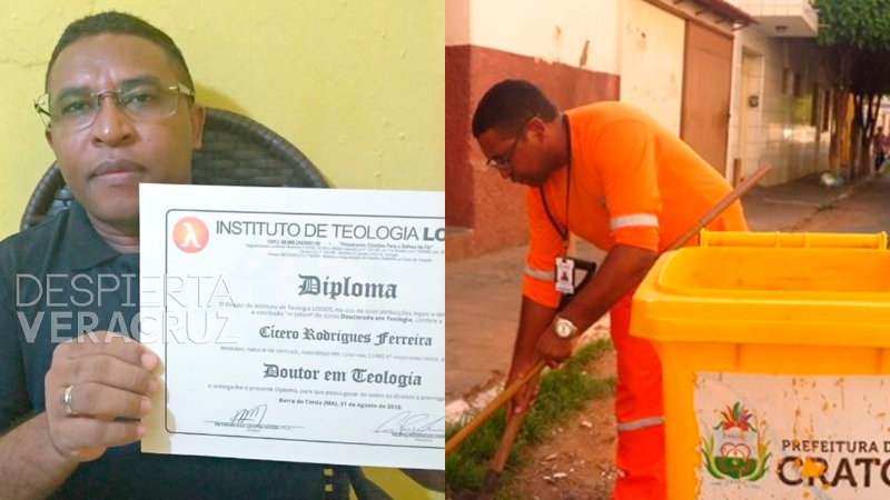 Hombre terminó su doctorado tras estudiar con los libros que recogió de la basura siendo barrendero